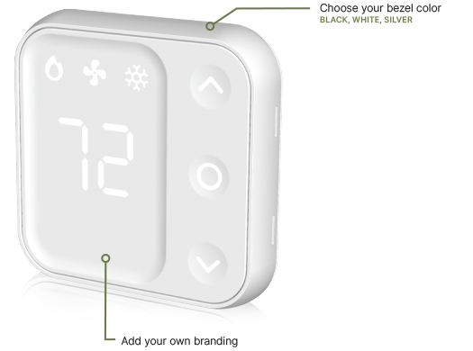 private label thermostat customizations call-outs